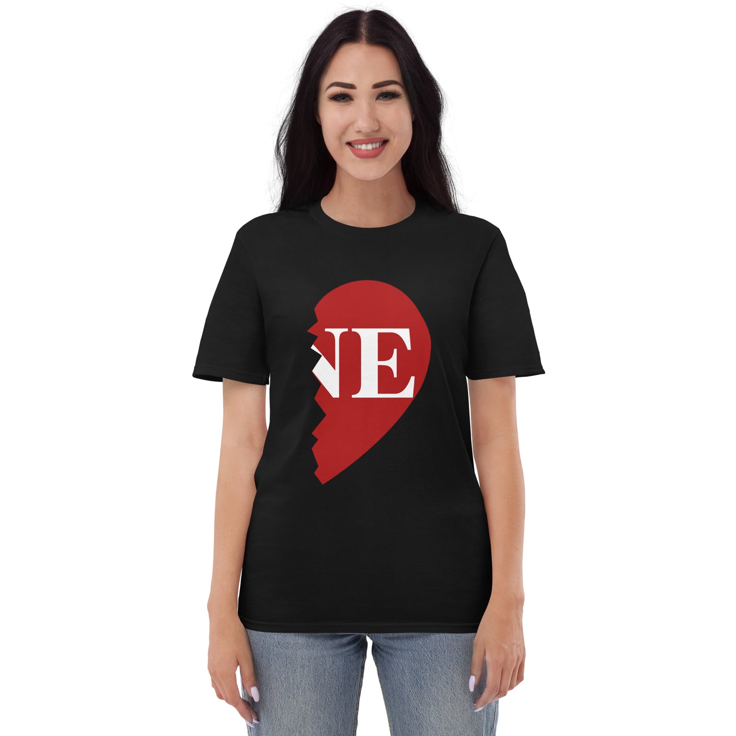 "ONE" Right Side Woman's Heart T-Shirt