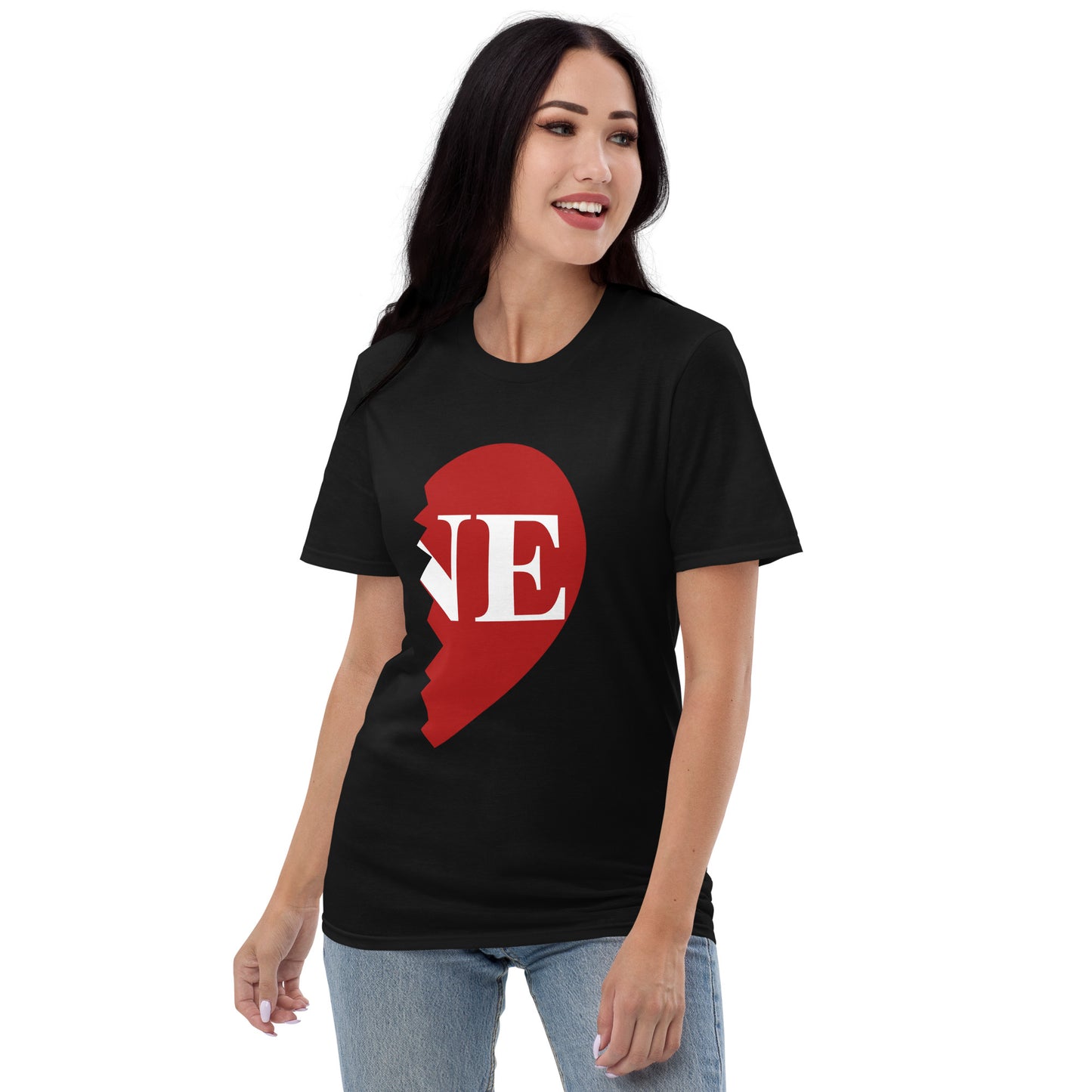 "ONE" Right Side Woman's Heart T-Shirt