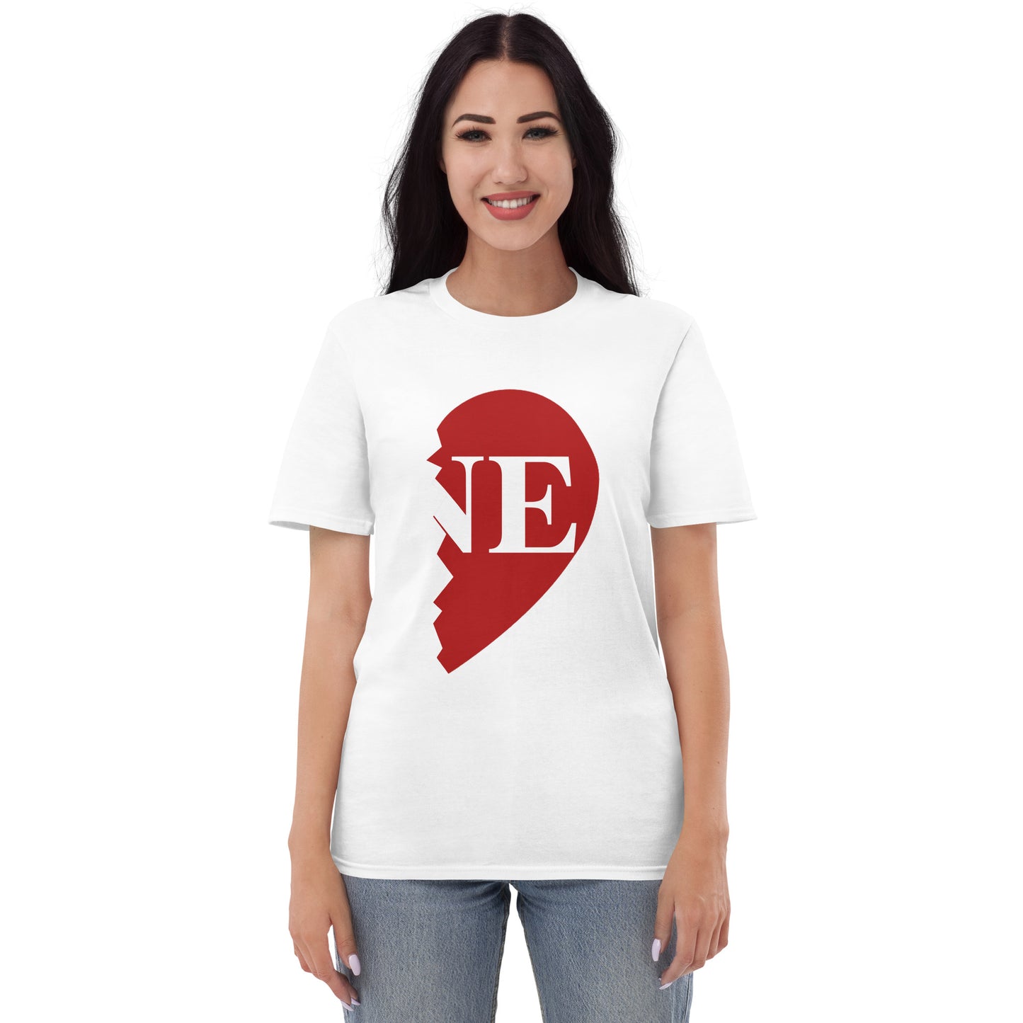 "ONE" Right Side Woman's Heart T-Shirt