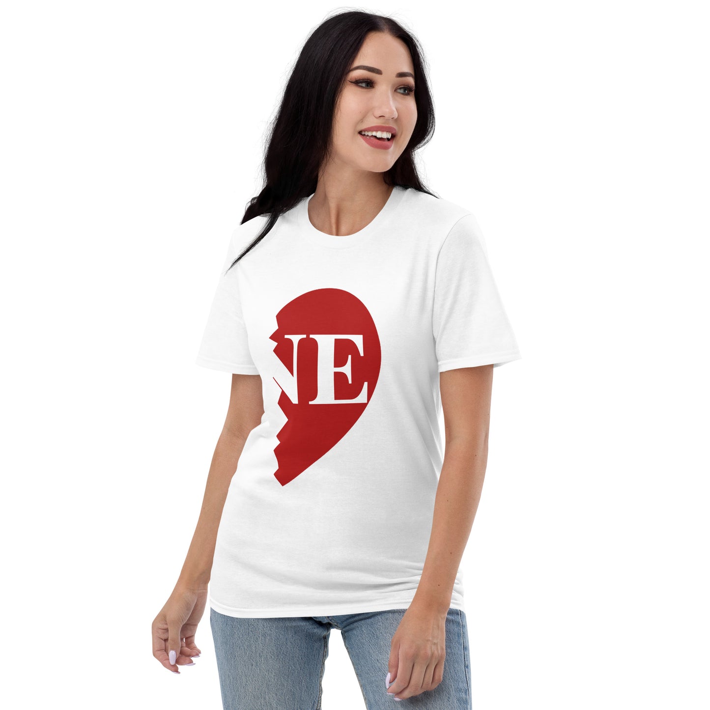 "ONE" Right Side Woman's Heart T-Shirt